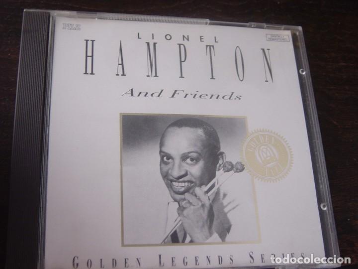 CD di Musica: LIONEL HAMPTON AND FRIENDS. CD GOLDEN LEGENDS SERIES. PILZ ENTERTAINMENT 1993. EDICION USA