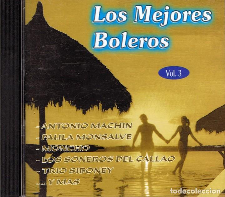 CDs de m&uacute;sica: CD LOS MEJORES BOLEROS VOL. 1,2 Y 3 - Foto 3