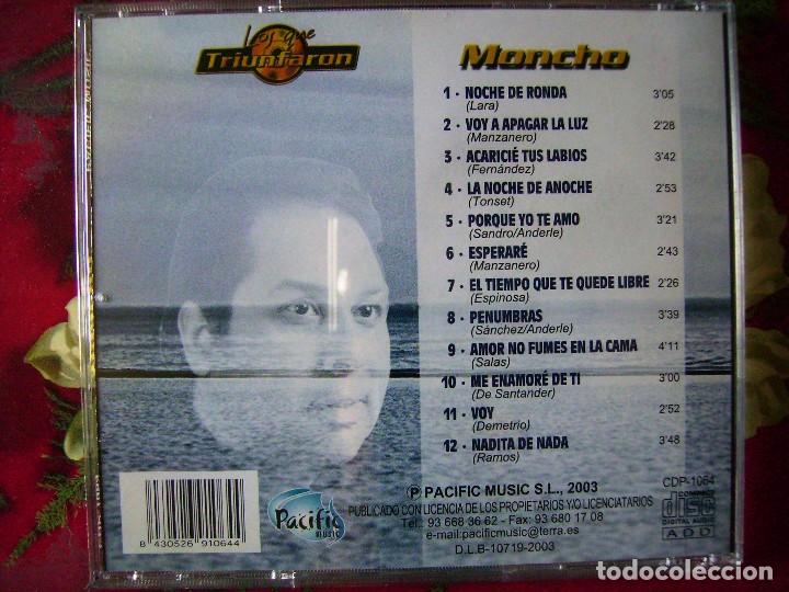 CDs de m&uacute;sica: MONCHO.EXITOS...PEDIDO MINIMO 5&euro; - Foto 2