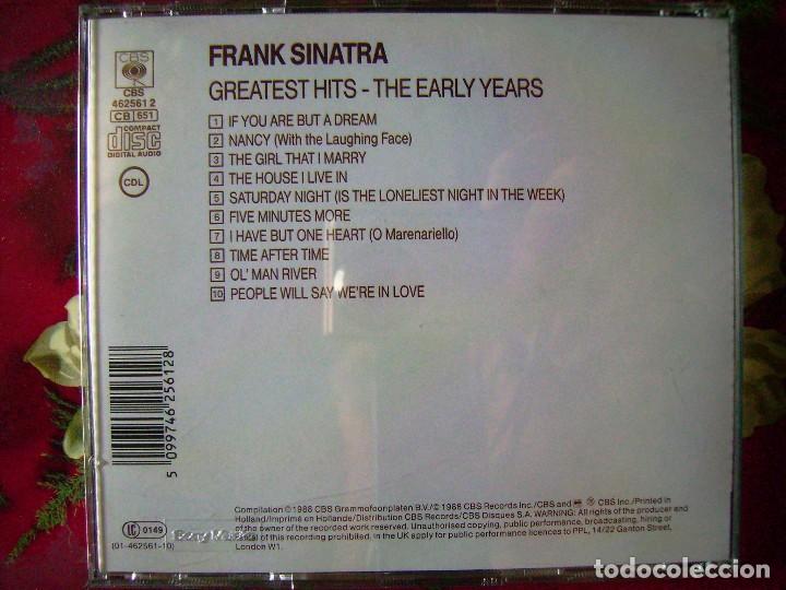 CDs de m&uacute;sica: FRANK SINATRA.EXITOS...LOS PRIMEROS A&Ntilde;OS...PEDIDO MINIMO 5&euro; - Foto 2