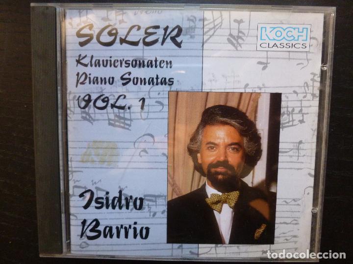 CDs de m&uacute;sica: ANTONIOI SOLER. ISIDRO  BARRIO.  KOCK 1996 - Foto 1