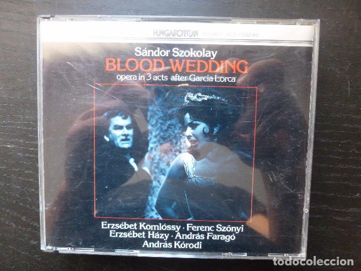 Musik-CDs: SANDOR SZOKOLAY BLOOD WEDDING LORCA 1989 hungaroton 2cd