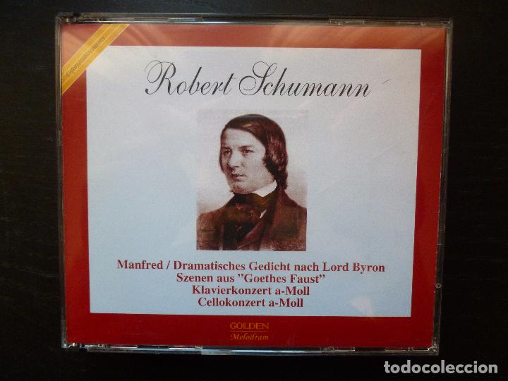CDs de m&uacute;sica: ROBERT SCHUMANN MANFRED.GOLDEN 4 CD 2001 - Foto 1