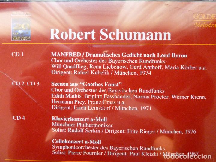 CDs de m&uacute;sica: ROBERT SCHUMANN MANFRED.GOLDEN 4 CD 2001 - Foto 2