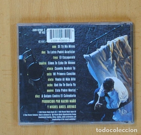 CDs de m&uacute;sica: ALEJANDRO SANZ - SI TU ME MIRAS - CD - Foto 2