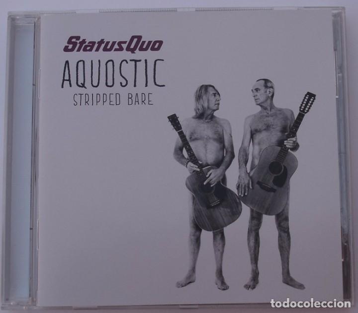 CDs de m&uacute;sica: STATUS QUO - AQUOSTIC - STRIPPED BARE (CD) 2014 - 22 TEMAS - Foto 1