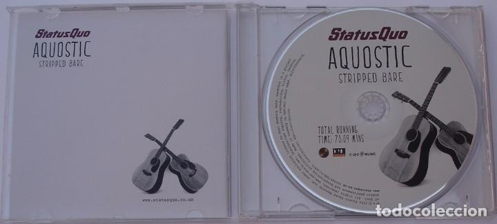 CDs de m&uacute;sica: STATUS QUO - AQUOSTIC - STRIPPED BARE (CD) 2014 - 22 TEMAS - Foto 2