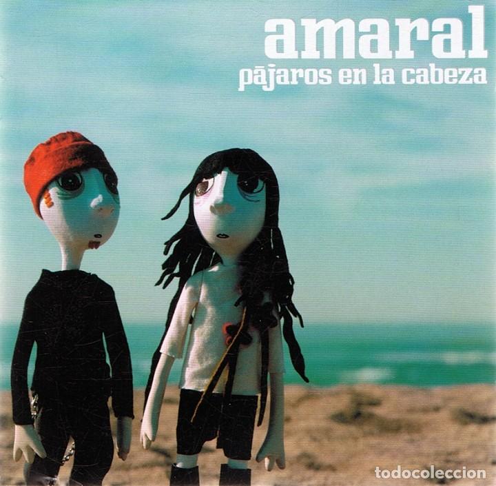 CDs de m&uacute;sica: CD AMARAL &uml;P&Aacute;JAROS EN LA CABEZA&uml; - Foto 1