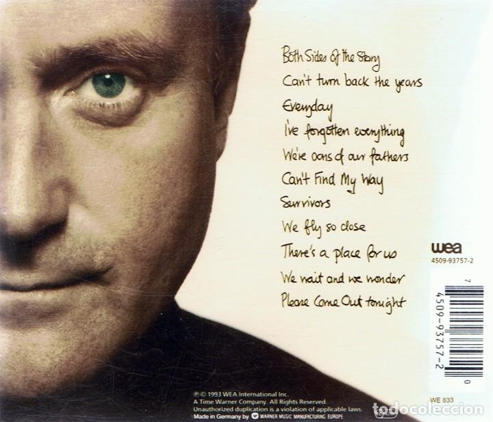 CDs de m&uacute;sica: CD PHIL COLLINS &uml;BOTH SIDES&uml; - Foto 2