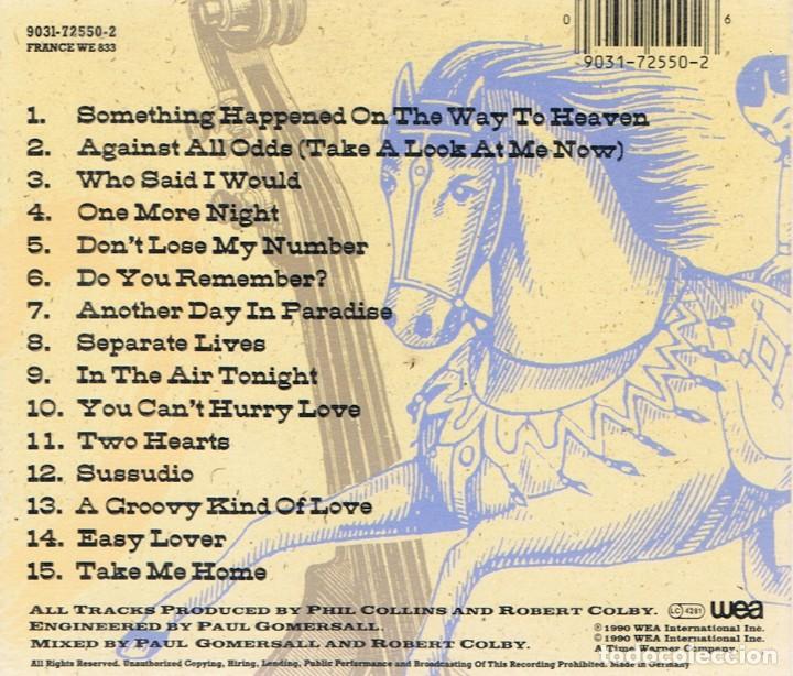 CDs de m&uacute;sica: CD PHIL COLLINS &uml;SERIOUS HITS ... LIVE! &uml; - Foto 2