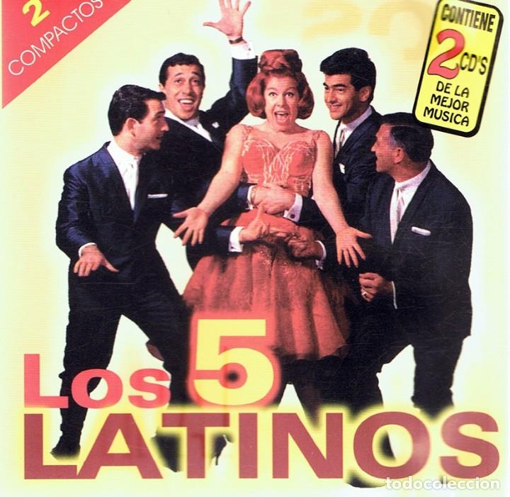 CDs de m&uacute;sica: CD LOS 5 LATINOS ( 2 CD&acute;S) - Foto 1