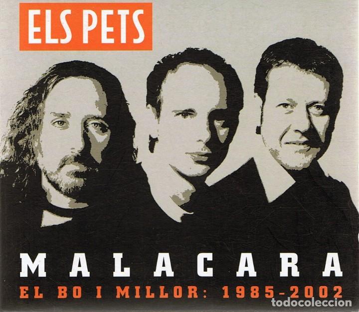 CDs de m&uacute;sica: CD ELS PETS &uml;MALACARA&uml; EL BO I MILLOR: 1985 - 2002 - Foto 1