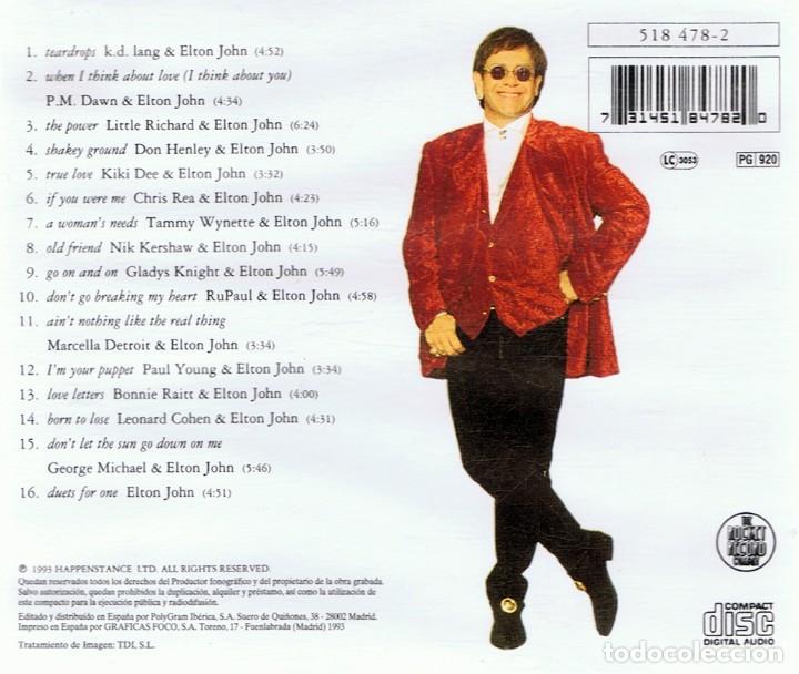 CDs de m&uacute;sica: CD ELTON JOHN &uml;DUETS&uml; - Foto 2