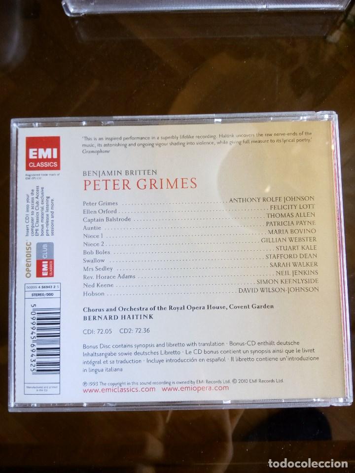 CDs de m&uacute;sica: OPERA BRITTEN, PETER GRIMES, B. HAITINK, EMI - Foto 2
