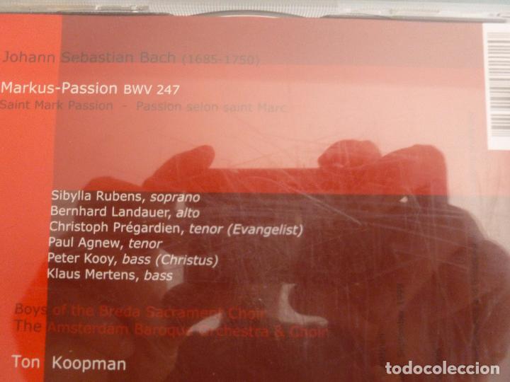 CDs de m&uacute;sica: BACH MARKUS PASSION BWV 247  2CD - Foto 2