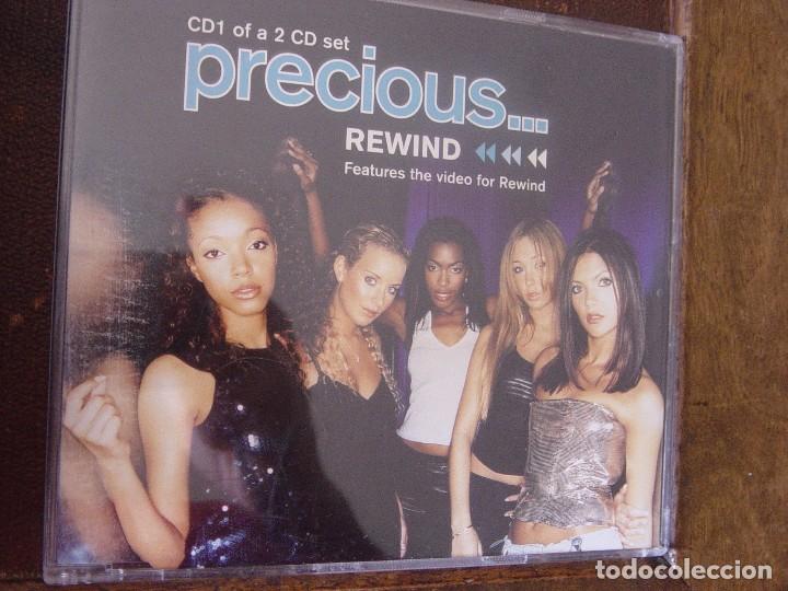 CDs de m&uacute;sica: PRECIOUS. REWIND. 3 TEMAS + VIDEO. CD EMI CHRYSALIS 2000. - Foto 1