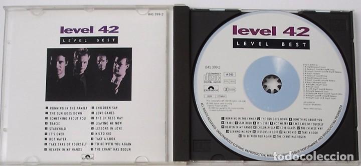 CDs de m&uacute;sica: LEVEL 42 - LEVEL BEST (CD) 1989 -  18 TEMAS - Foto 2