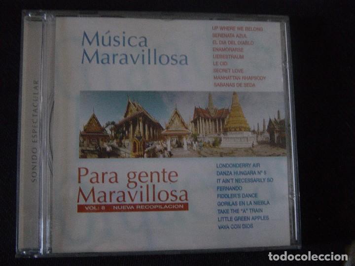 Music CDs: MUSICA MARAVILLOSA PARA GENTE MARAVILLOSA. VOL. 8. NUEVA RECOPILACION. CD HORUS 1997