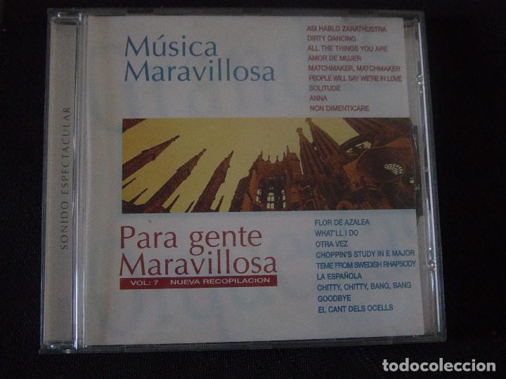 Music CDs: MUSICA MARAVILLOSA PARA GENTE MARAVILLOSA. VOL. 7. NUEVA RECOPILACION. CD HORUS 1997