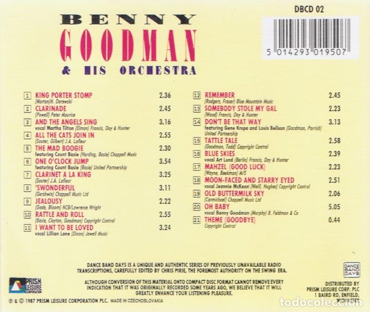 CDs de m&uacute;sica: CD BENNY GOODMAN & HIS ORCHESTRA - Foto 2