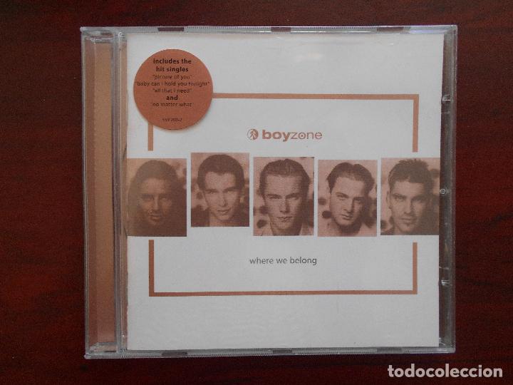 CDs de m&uacute;sica: CD BOYZONE - WHERE WE BELONG (2W) - Foto 1