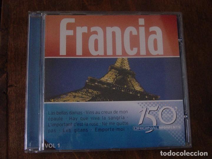 Music CDs: FRANCIA. THE 150' ORIGINAL MOMENTS. LAS BELLAS DAMAS. LES GITANS ... CD NAIMARA 2003