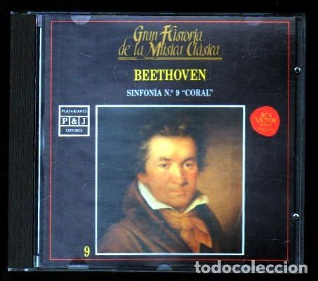 CDs de M&uacute;sica: GRAN HISTORIA DE LA MUSICA CLASICA PLAZA & JANES N&ordm; 9. BEETHOVEN.- CD-CLASICA-1287.