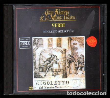 CDs de m&uacute;sica: GRAN HISTORIA DE LA MUSICA CLASICA PLAZA & JANES N&ordm; 23. VERDI. - CD-CLASICA-1299.