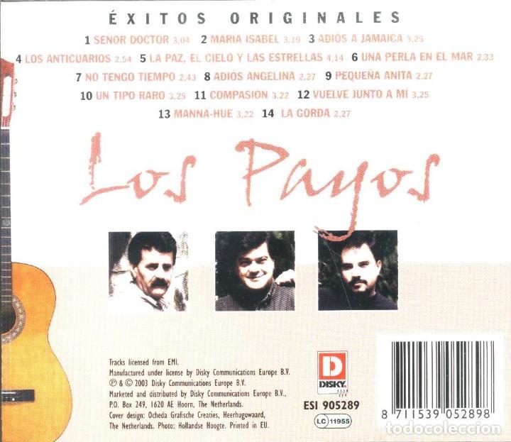 CDs de m&uacute;sica: LOS PAYOS  EXITOS ORIGINALES CD NUEVO A ESTRENAR  14 TEMAS - Foto 2