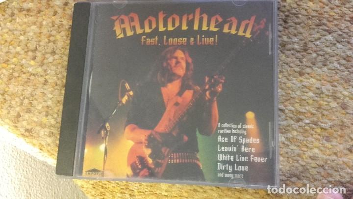 CDs de m&uacute;sica: motorhead , fast , loose & live ? cd 1996 estado impecable - Foto 1