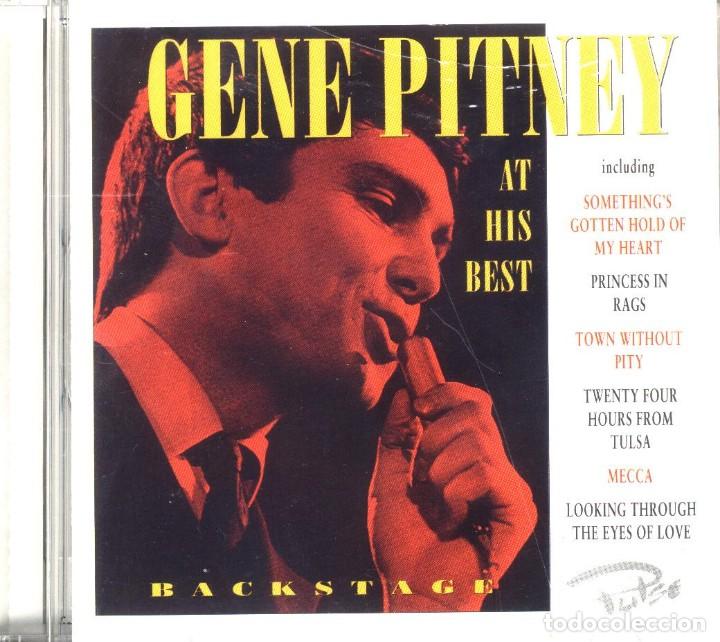 CDs de m&uacute;sica: GENE PITNEY  BACKSTAGE AT HIS BEST  CD NUEVO - Foto 1