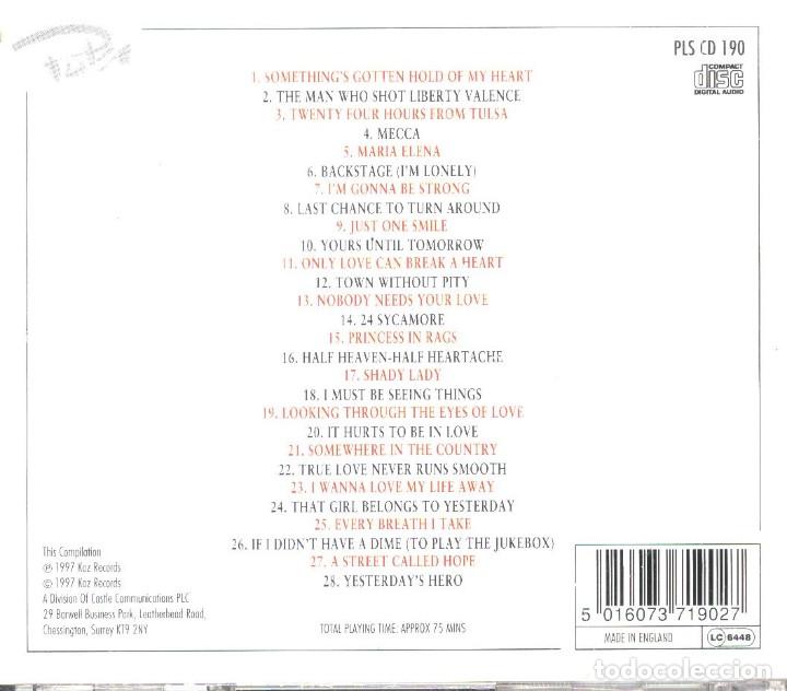 CDs de m&uacute;sica: GENE PITNEY  BACKSTAGE AT HIS BEST  CD NUEVO - Foto 2