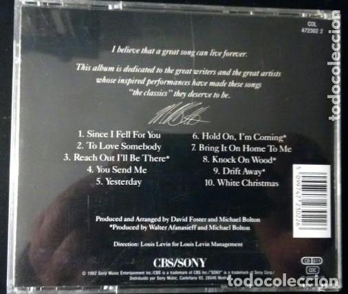 CDs de m&uacute;sica: MICHAEL BOLTON TIMELESS  THE CLASSIC  CD NUEVO - Foto 2
