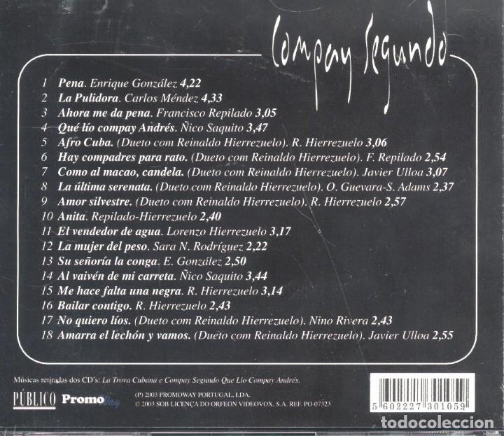 CDs de m&uacute;sica: COMPAY SEGUNDO  COMPAY SEGUNDO  CD NUEVO - Foto 2