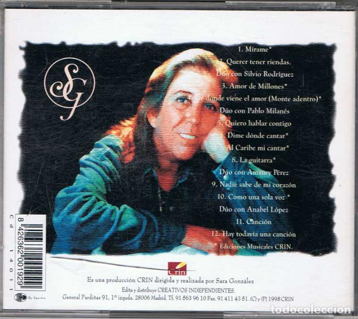CDs de m&uacute;sica: Sara Gonz&aacute;lez - M&iacute;rame - Foto 2
