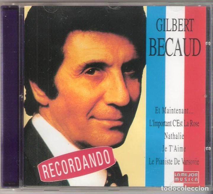 CDs de m&uacute;sica: GILBERT BECAUD  RECORDANDO  CD NUEVO - Foto 1