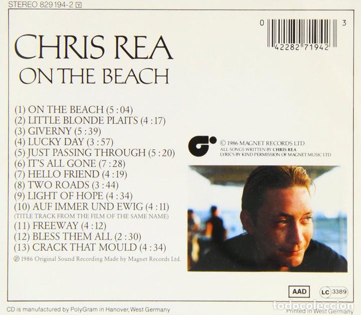 CDs de m&uacute;sica: CHRIS REA ON THE BEACH  CD NUEVO - Foto 2