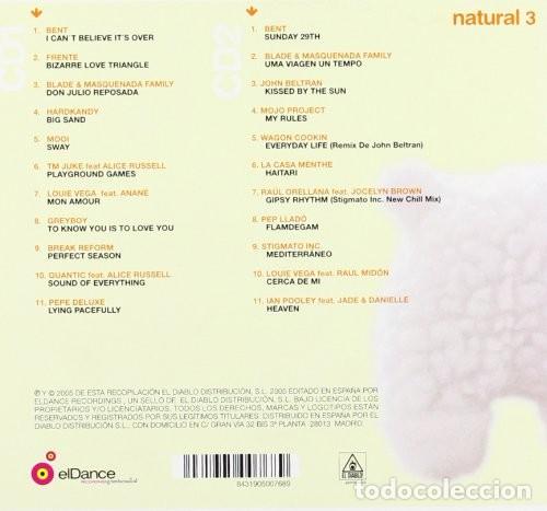 CDs de m&uacute;sica: NATURAL 3    2CDs   NUEVO PRECINTADO - Foto 2