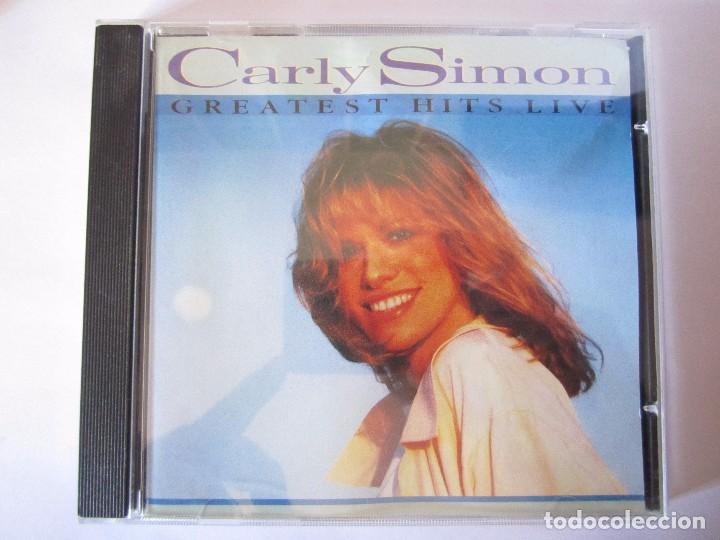 CDs de m&uacute;sica: cd carly simon greatest hits live - Foto 1
