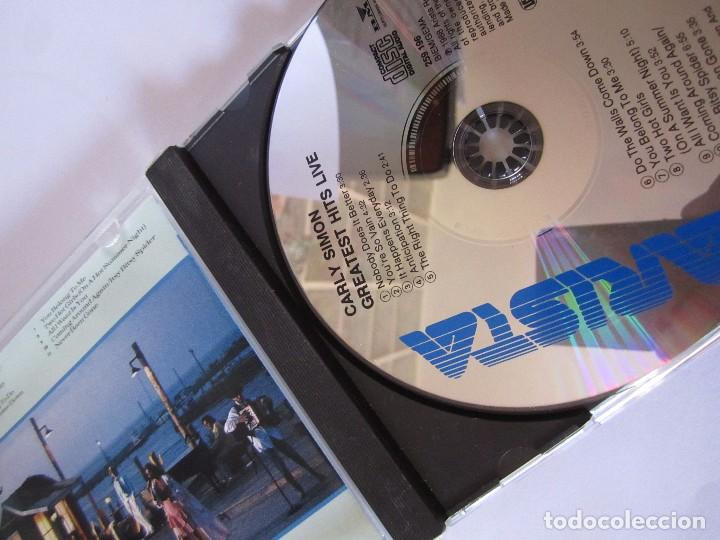CDs de m&uacute;sica: cd carly simon greatest hits live - Foto 3