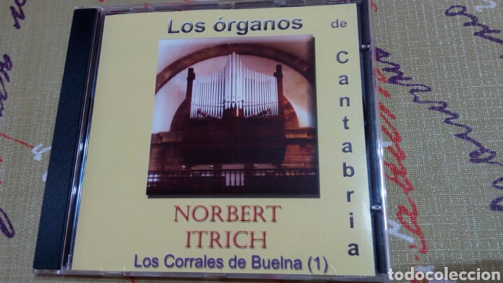 CDs de M&uacute;sica: Cd de m&uacute;sica Los &oacute;rganos de Cantabria. Los corrales de Buelna. Norbert Itrich. 2004