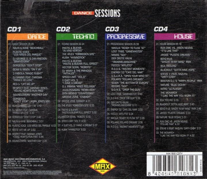 CDs de m&uacute;sica: CD DANCE SESSIONS ( 3 CD&acute;S) - Foto 2