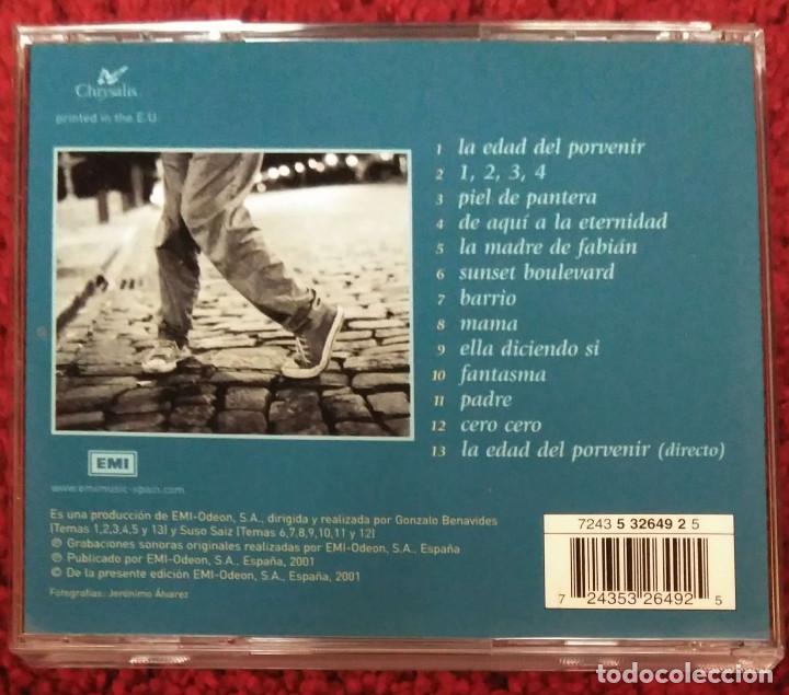 CDs de m&uacute;sica: JAVIER ALVAREZ (GRANDES EXITOS - LOS A&Ntilde;OS DE CHRYSALIS) CD 2001 - Foto 2