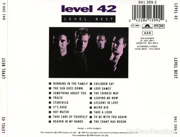 CDs de m&uacute;sica: LEVEL 42 BEST CD NUEVO - Foto 2