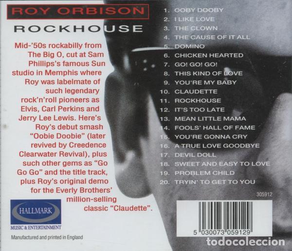 CDs de m&uacute;sica: ROY ORBISON ROCKHOUSE  CD NUEVO - Foto 2