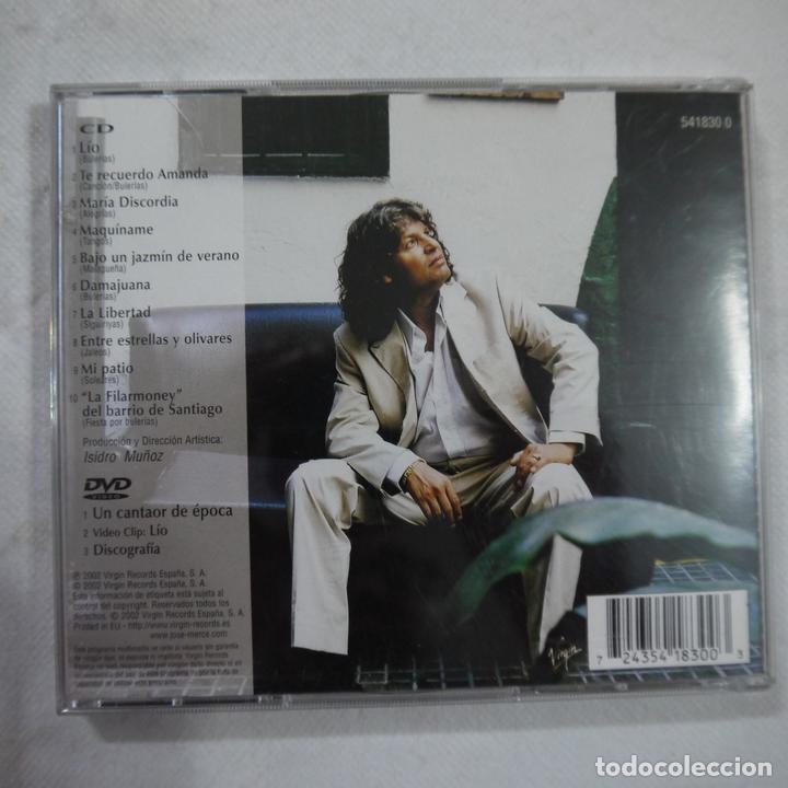 CDs de m&uacute;sica: JOS&Eacute; MERC&Eacute; - LIO - CD+DVD 2002 - Foto 4