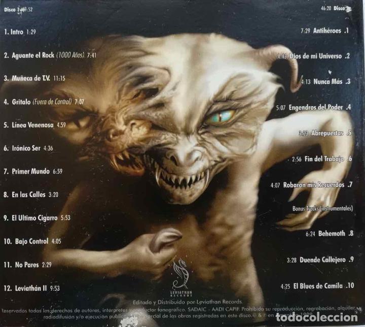 CDs de m&uacute;sica: LEVIATHAN, RITO BICEFALO. DOBLE CD DIGIPACK, 2 DISCOS + LIBRETO - Foto 2