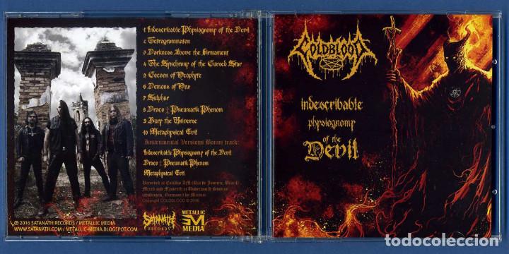 CDs de Musique: Coldblood - Indescribable Physiognomy Of The Devil-DEATH METAL