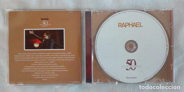 CDs de m&uacute;sica: CD RAPHAEL - 50 A&Ntilde;OS DESPU&Eacute;S - Foto 2