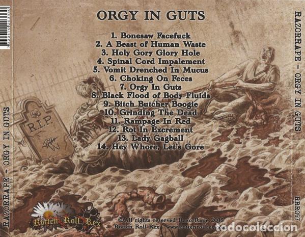 CDs de m&uacute;sica: RazorRape &lrm;-- Orgy In Guts --GRIND CORE DEATH - Foto 2